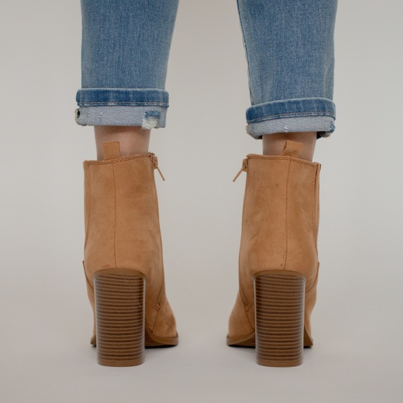 Ava Suede Ankle Booties - Picture 3 of 3